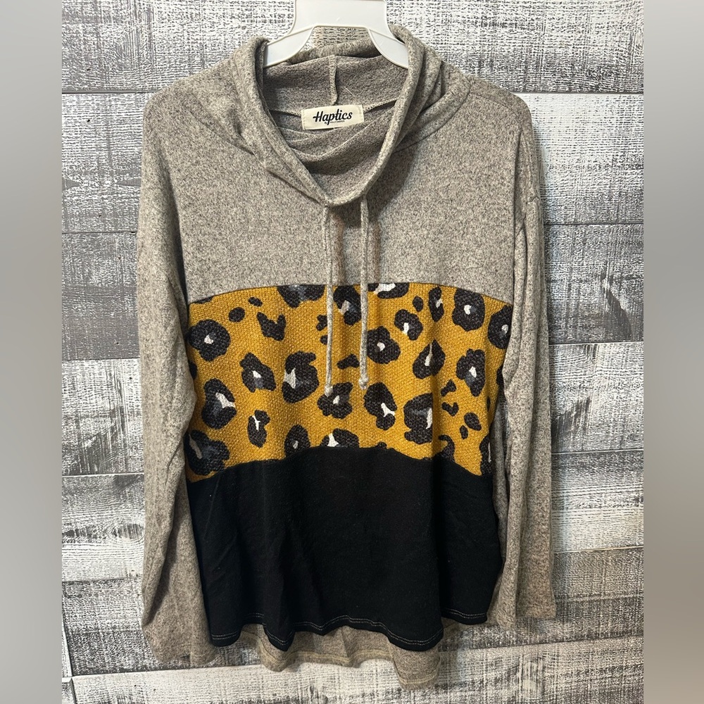 Animal Print Pullover